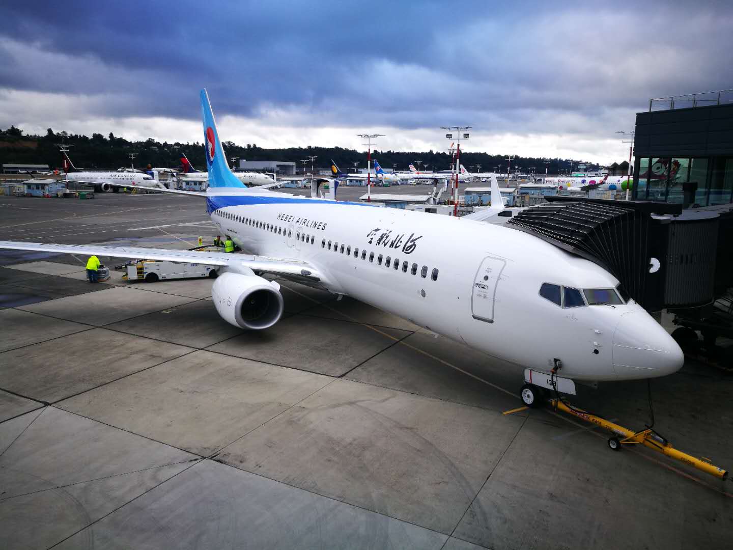 1528883201895236.jpg 飛機靠廊橋做各項準備.jpg